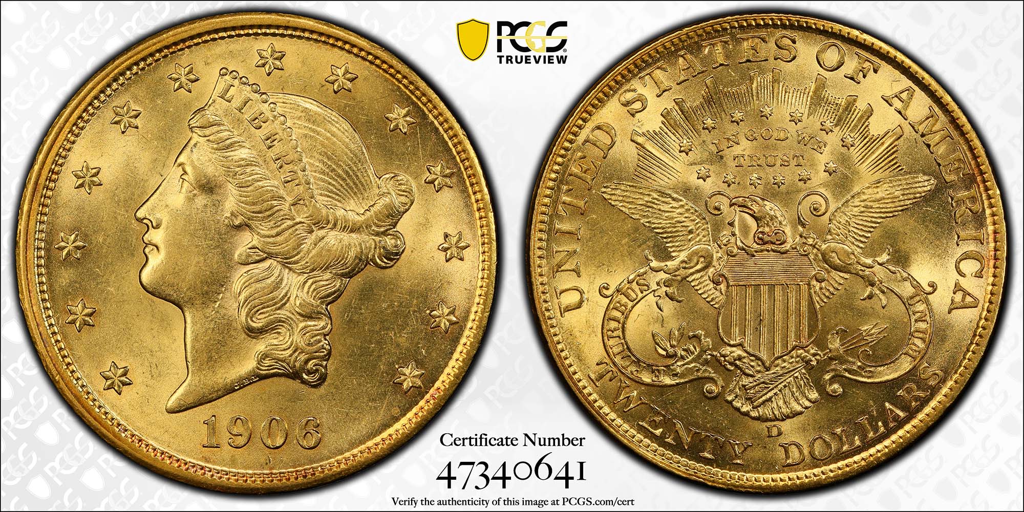 PCGS cert
