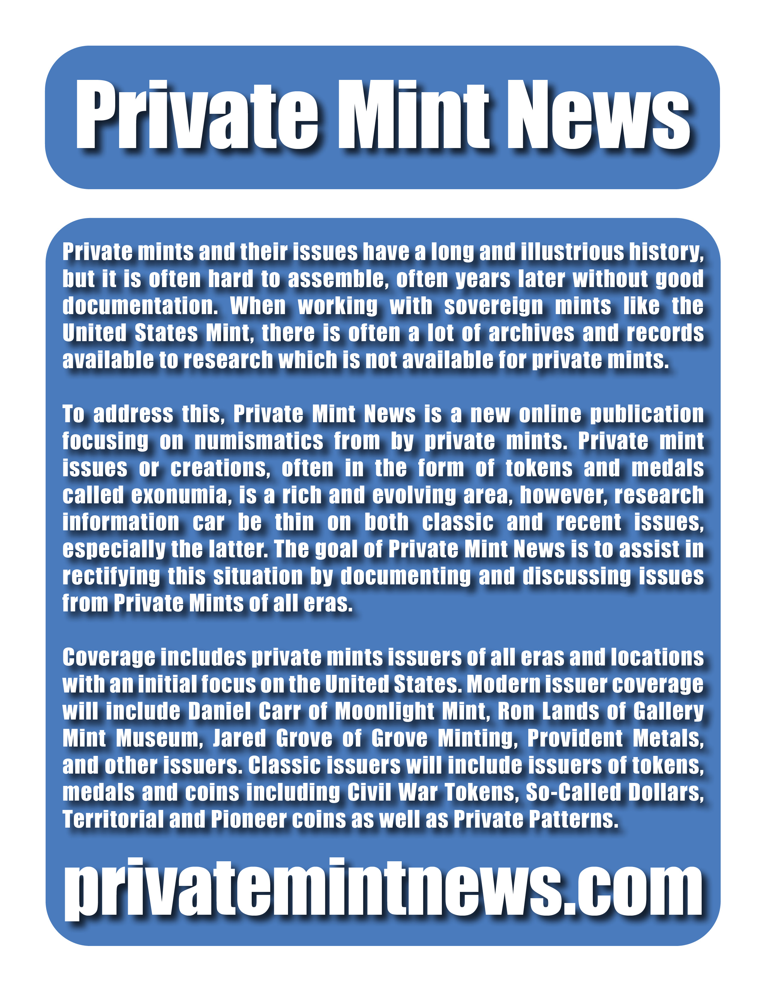 Private Mint News